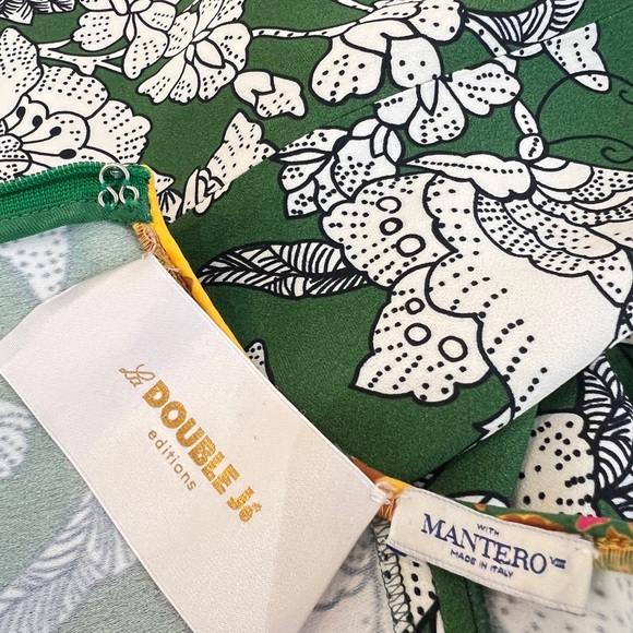 La DoubleJ 24/7 Dress Lilium Verde in Sablé Satin - Picture 10 of 10